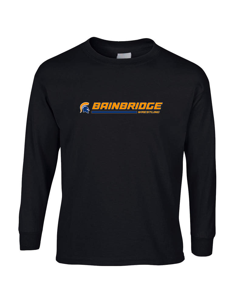 Bainbridge HS Wrestling Switch - Mens Basic Cotton Long Sleeve