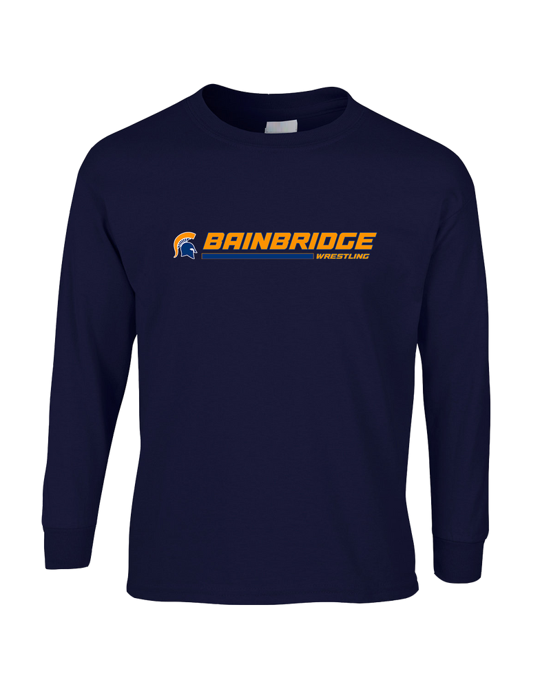 Bainbridge HS Wrestling Switch - Mens Basic Cotton Long Sleeve