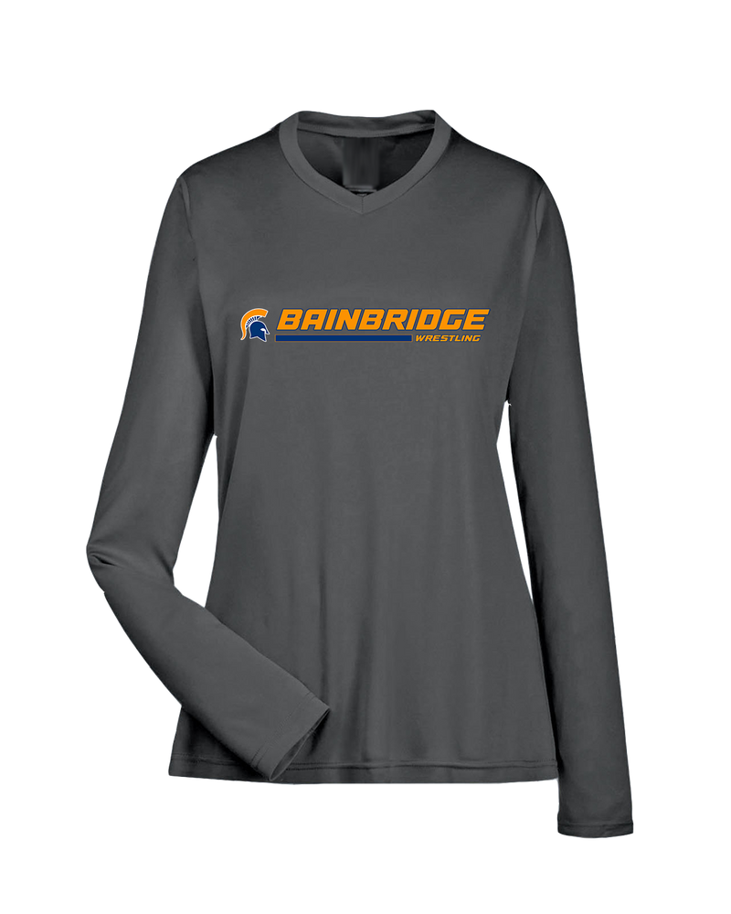 Bainbridge HS Wrestling Switch - Womens Performance Long Sleeve