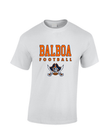 Balboa HS Football Block - Cotton T-Shirt