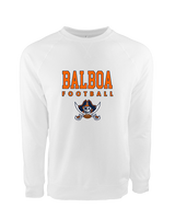 Balboa HS Football Block - Crewneck Sweatshirt