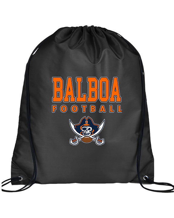 Balboa HS Football Block - Drawstring Bag