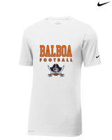 Balboa HS Football Block - Mens Nike Cotton Poly Tee