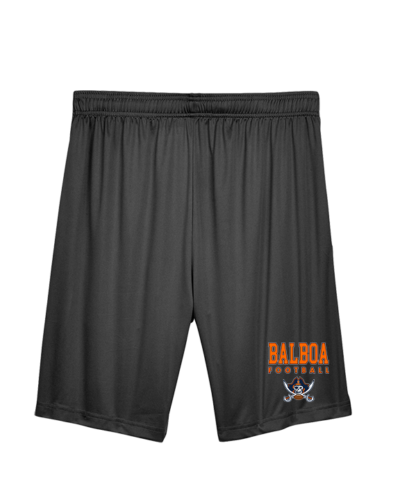 Balboa HS Football Block - Mens Training Shorts with Pockets