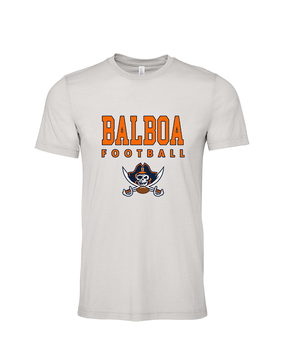 Balboa HS Football Block - Tri-Blend Shirt