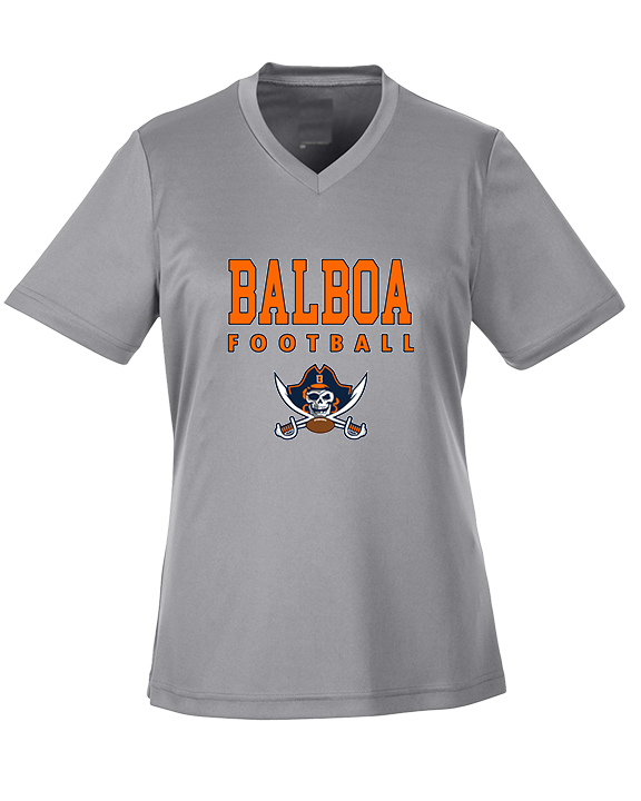 Balboa HS Football Block - Womens Performance Shirt