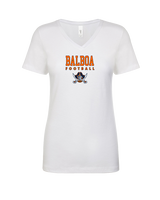 Balboa HS Football Block - Womens V-Neck