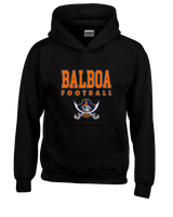 Balboa HS Football Block - Youth Hoodie