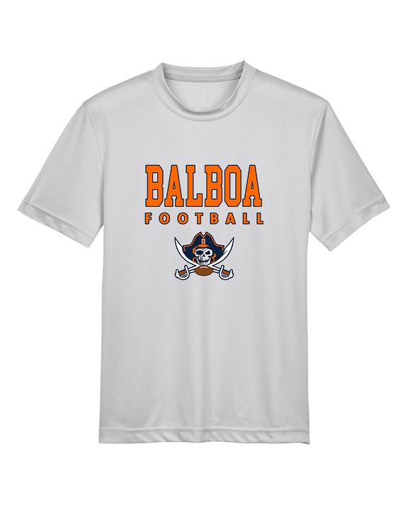 Balboa HS Football Block - Youth Performance Shirt