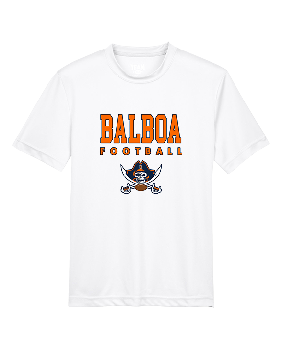 Balboa HS Football Block - Youth Performance Shirt