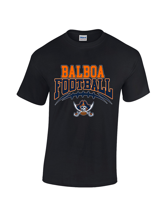 Balboa HS Football School Football - Cotton T-Shirt
