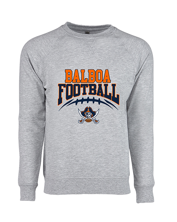 Balboa HS Football School Football - Crewneck Sweatshirt