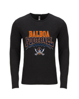 Balboa HS Football School Football - Tri-Blend Long Sleeve