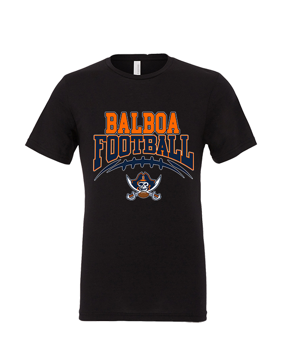 Balboa HS Football School Football - Tri-Blend Shirt