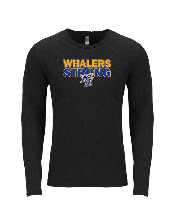 Barrow HS Football Strong - Tri-Blend Long Sleeve