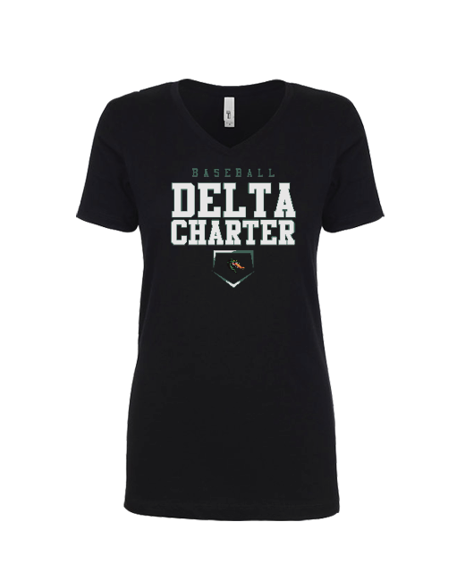 Delta Charter Baseball - Women’s V-Neck