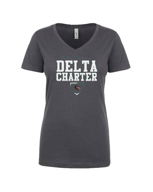 Delta Charter Baseball - Women’s V-Neck