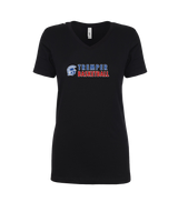 Tremper HS Girls Basketball Basic - Womens V-Neck