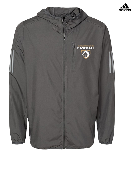 Battle Mountain HS Baseball 1 - Mens Adidas Full Zip Jacket