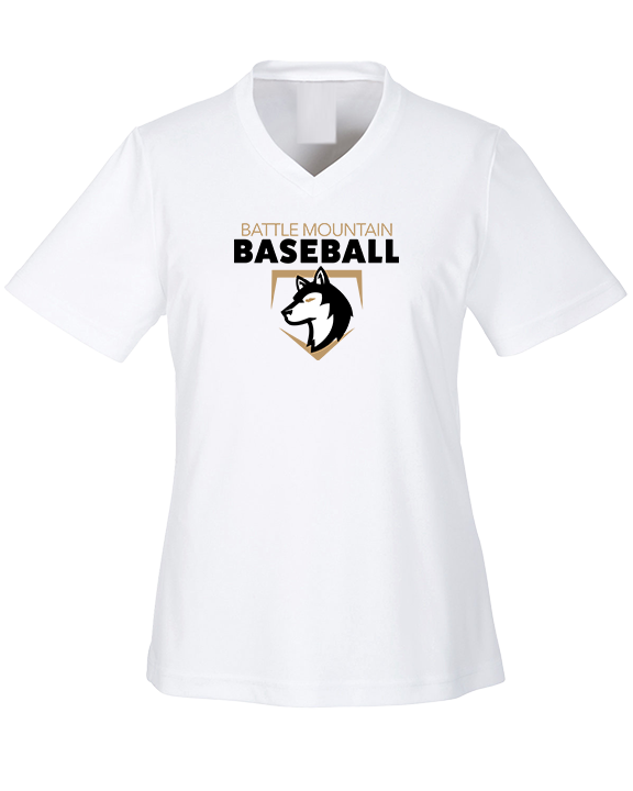 Battle Mountain HS Baseball 1 - Womens Performance Shirt