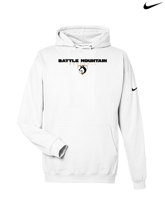 Battle Mountain HS Baseball 2 - Nike Club Fleece Hoodie