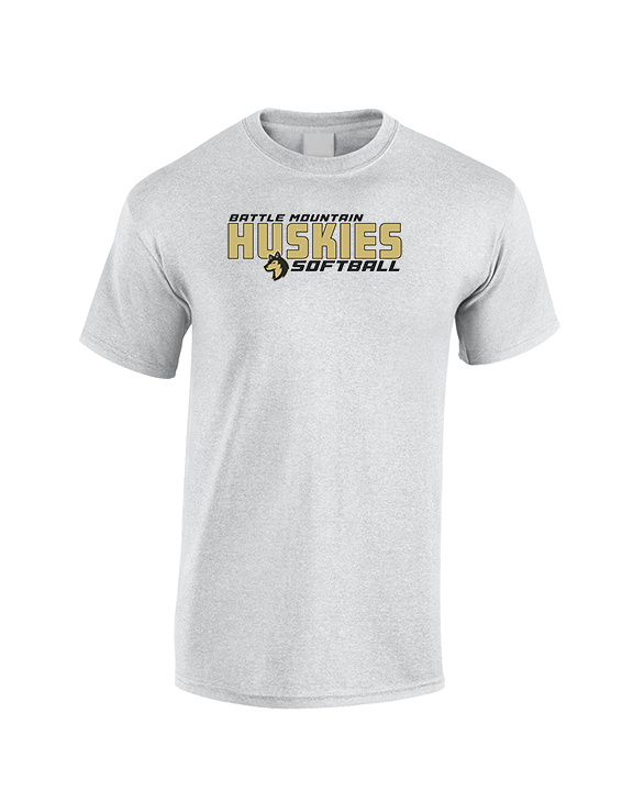 Battle Mountain HS Softball Bold - Cotton T-Shirt