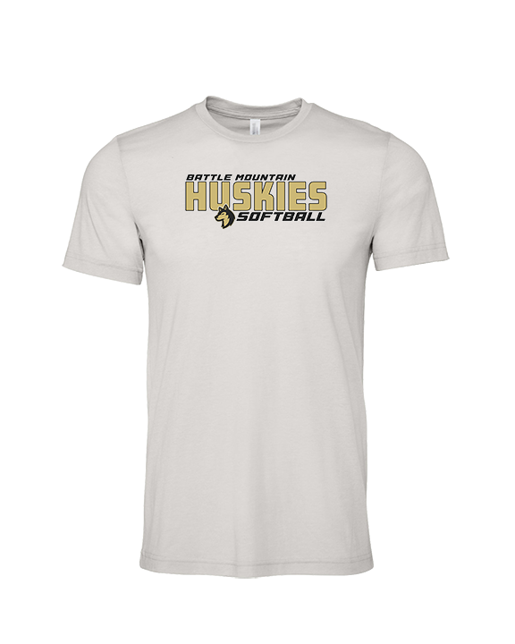 Battle Mountain HS Softball Bold - Tri-Blend Shirt