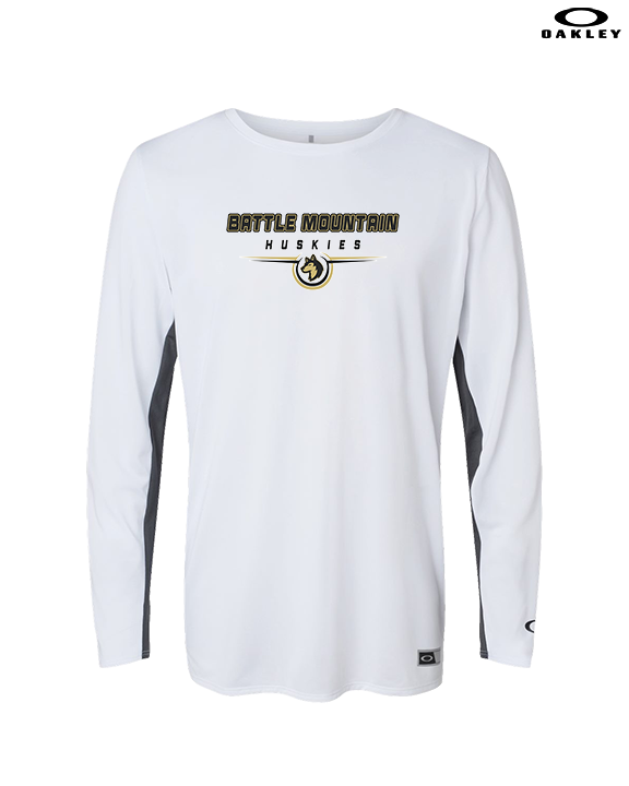 Battle Mountain HS Softball Design - Mens Oakley Longsleeve