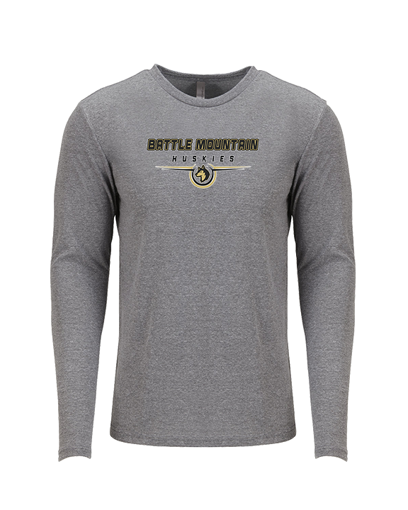 Battle Mountain HS Softball Design - Tri-Blend Long Sleeve