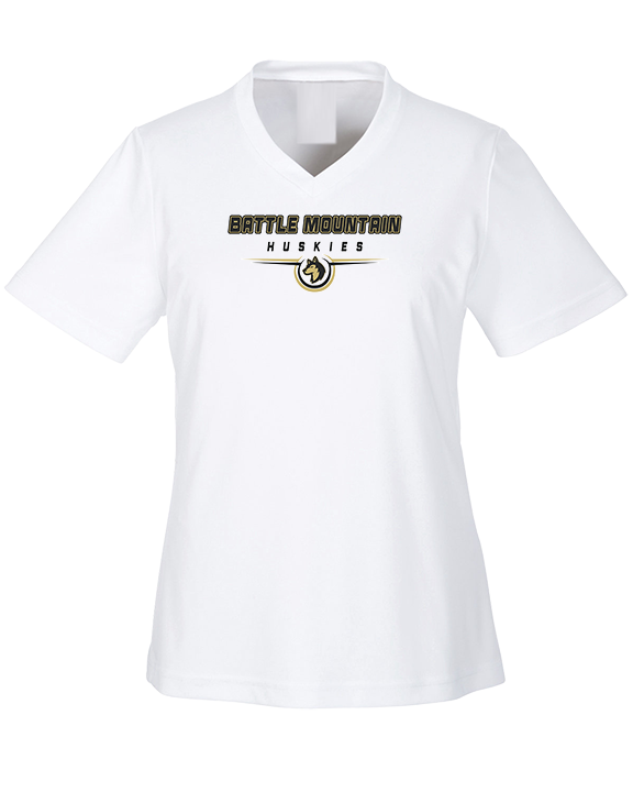 Battle Mountain HS Softball Design - Womens Performance Shirt