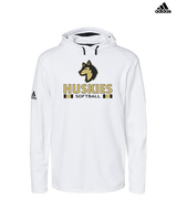 Battle Mountain HS Softball Stacked - Mens Adidas Hoodie