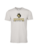 Battle Mountain HS Softball Stacked - Tri-Blend Shirt