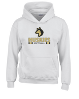 Battle Mountain HS Softball Stacked - Youth Hoodie