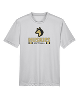 Battle Mountain HS Softball Stacked - Youth Performance Shirt