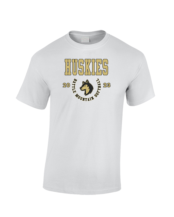 Battle Mountain HS Softball Swoop - Cotton T-Shirt