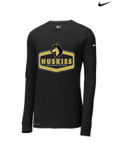 Battle Mountain HS Volleyball Board - Mens Nike Longsleeve