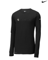 Battle Mountain HS Volleyball Bold - Mens Nike Longsleeve