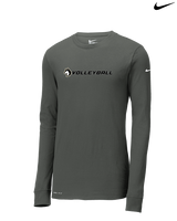 Battle Mountain HS Volleyball Bold - Mens Nike Longsleeve