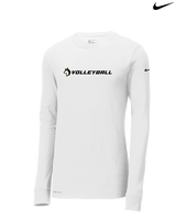 Battle Mountain HS Volleyball Bold - Mens Nike Longsleeve