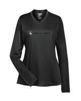 Battle Mountain HS Volleyball Bold - Womens Performance Longsleeve