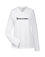 Battle Mountain HS Volleyball Bold - Womens Performance Longsleeve