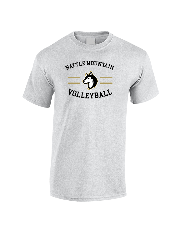 Battle Mountain HS Volleyball Curve - Cotton T-Shirt