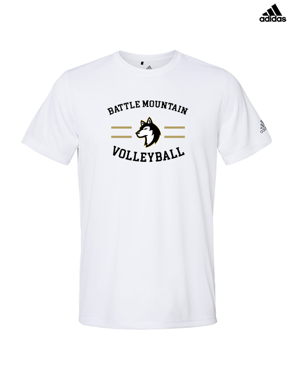 Battle Mountain HS Volleyball Curve - Mens Adidas Performance Shirt
