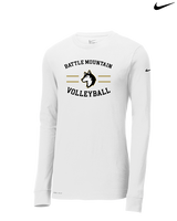 Battle Mountain HS Volleyball Curve - Mens Nike Longsleeve