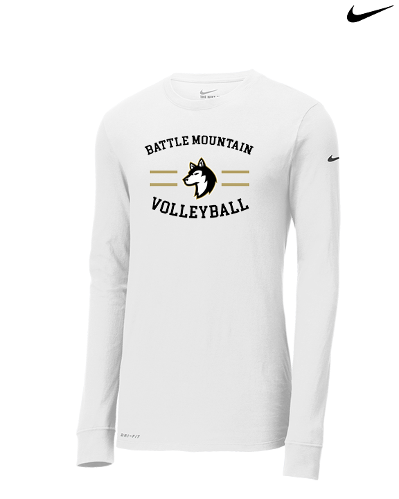 Battle Mountain HS Volleyball Curve - Mens Nike Longsleeve