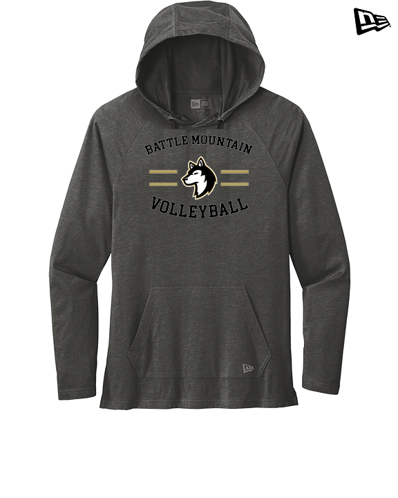 Battle Mountain HS Volleyball Curve - New Era Tri-Blend Hoodie