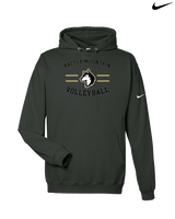 Battle Mountain HS Volleyball Curve - Nike Club Fleece Hoodie