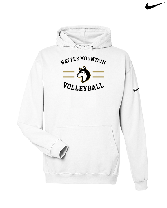Battle Mountain HS Volleyball Curve - Nike Club Fleece Hoodie