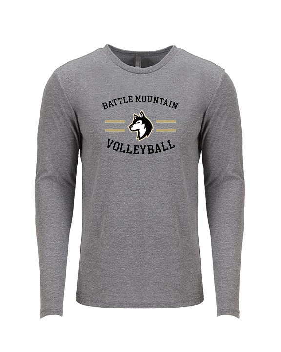 Battle Mountain HS Volleyball Curve - Tri-Blend Long Sleeve