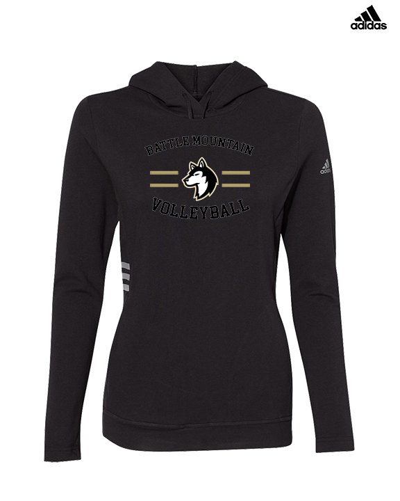 Battle Mountain HS Volleyball Curve - Womens Adidas Hoodie